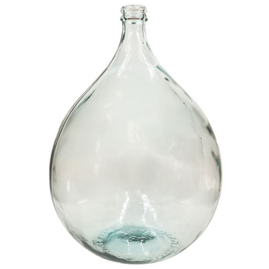 Vase - Flaschenkaraffe - Ballonvase klar - 56 cm