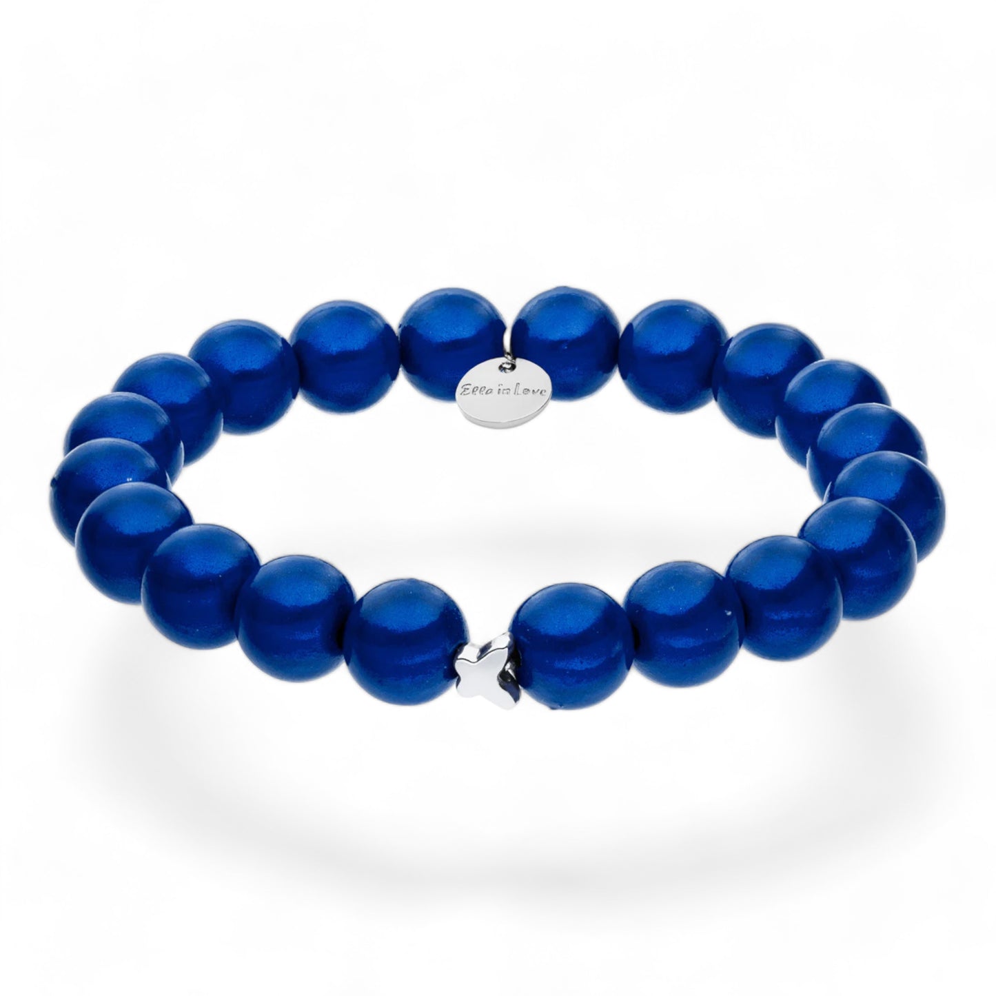 "Ella in Love" Royal Blu Perlenarmband