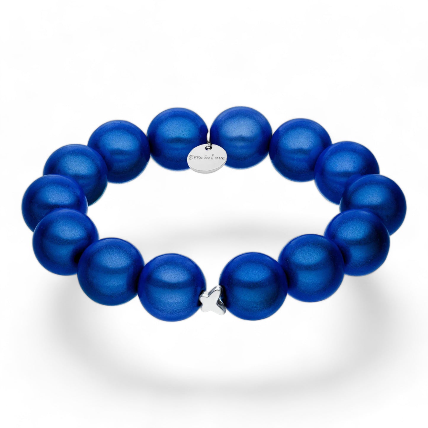 "Ella in Love" Royal Blu Perlenarmband