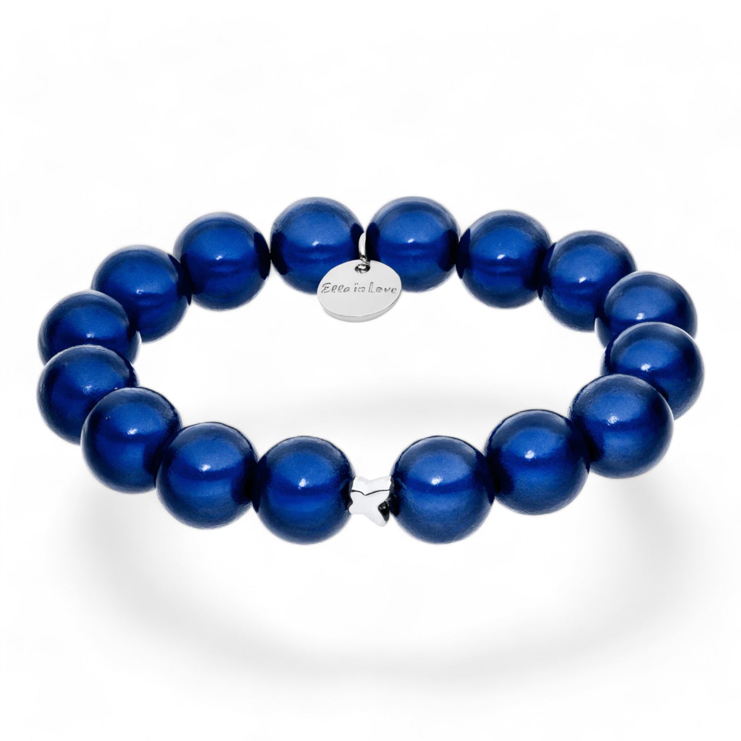 "Ella in Love" Royal Blu Perlenarmband