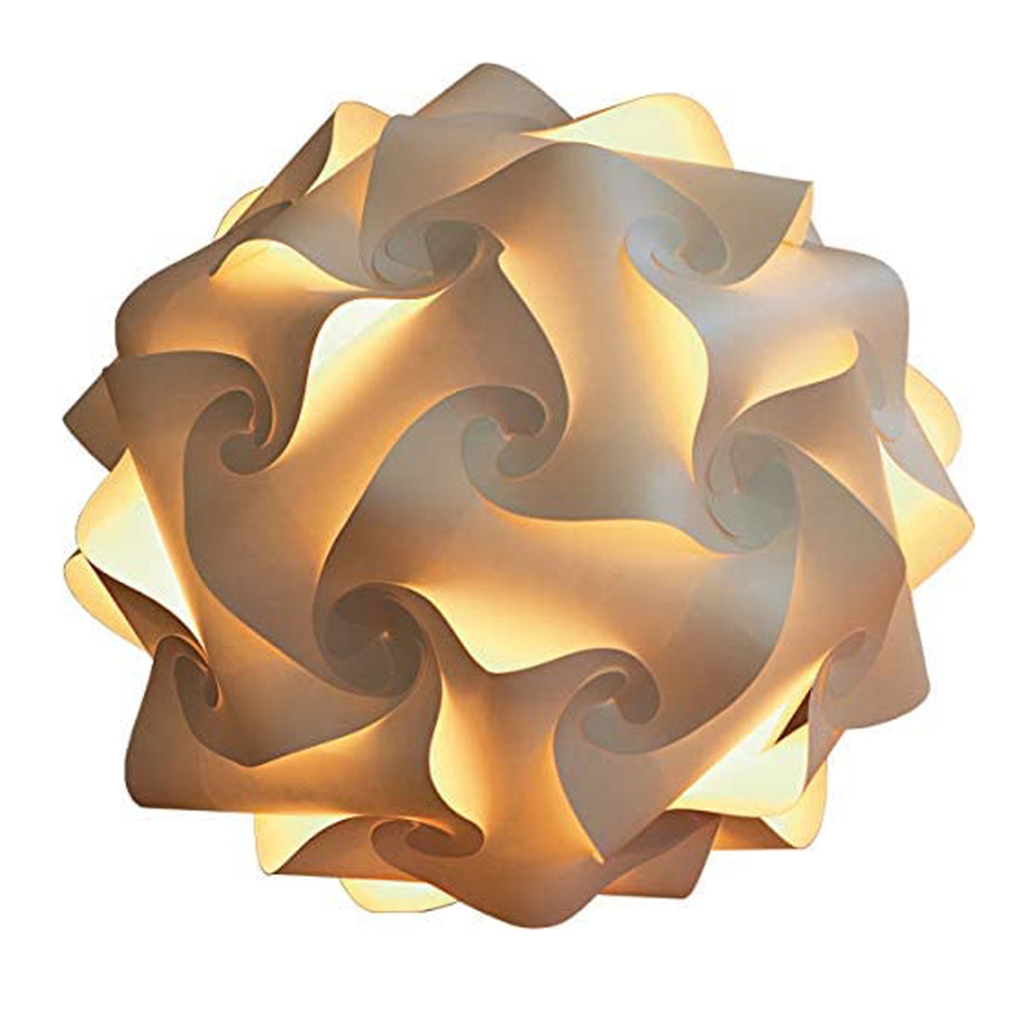 Lampenmanufaktur Oberkirch Design Kugelleuchte aus Papier - mittel 34 cm - blanco - das Original