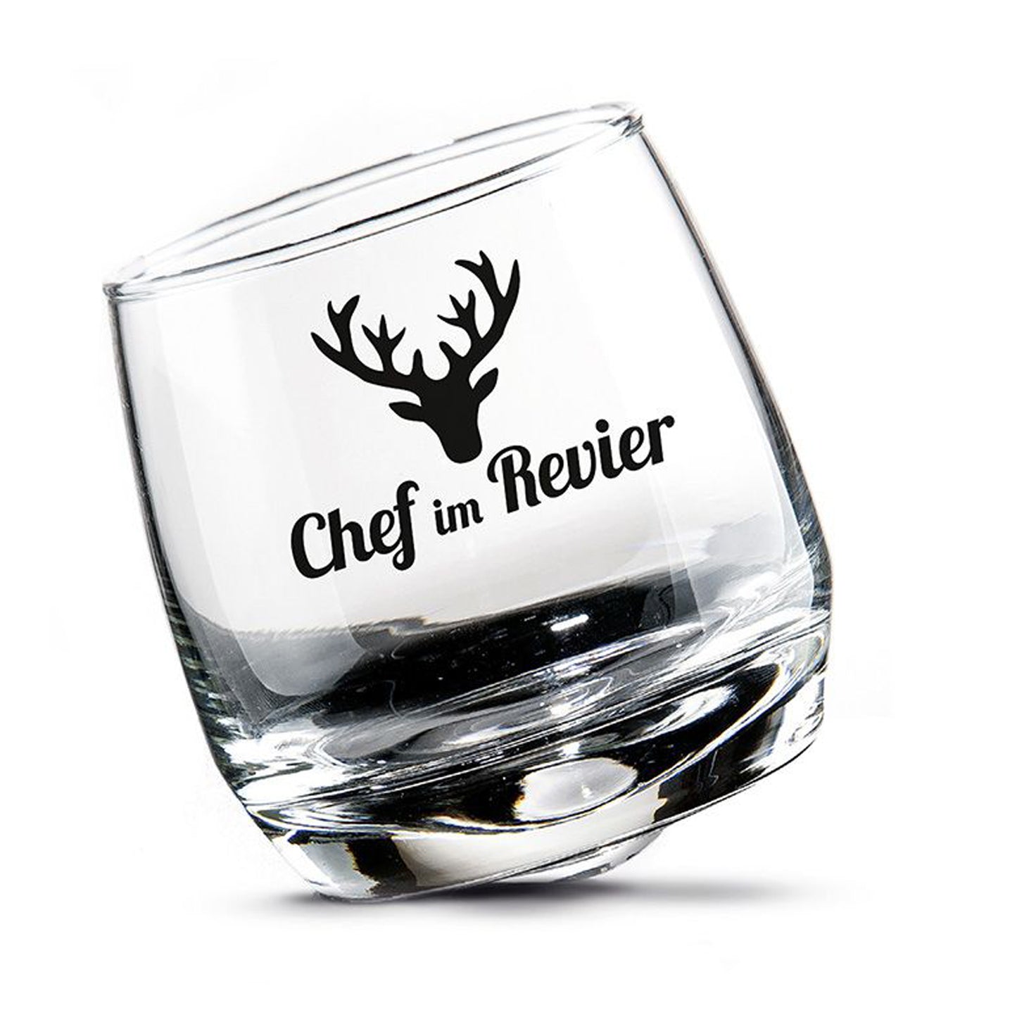 Whiskey Glas | Wackelglas "Chef" 2er-Set