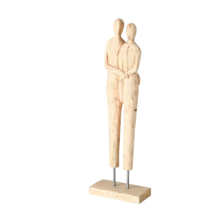 Holzfigur | Holzskulptur "Valtina" (B) 56 cm mit Standfuß