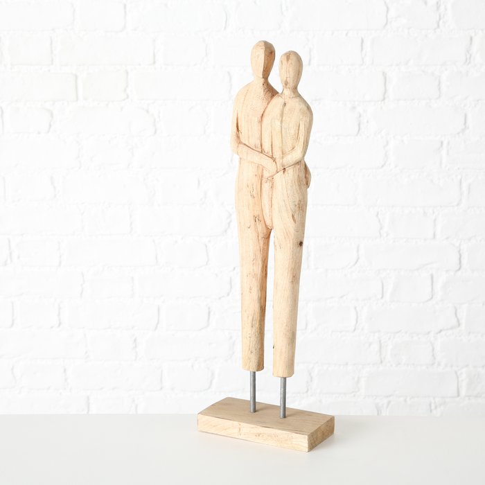 Holzfigur | Holzskulptur "Valtina" (B) 56 cm mit Standfuß