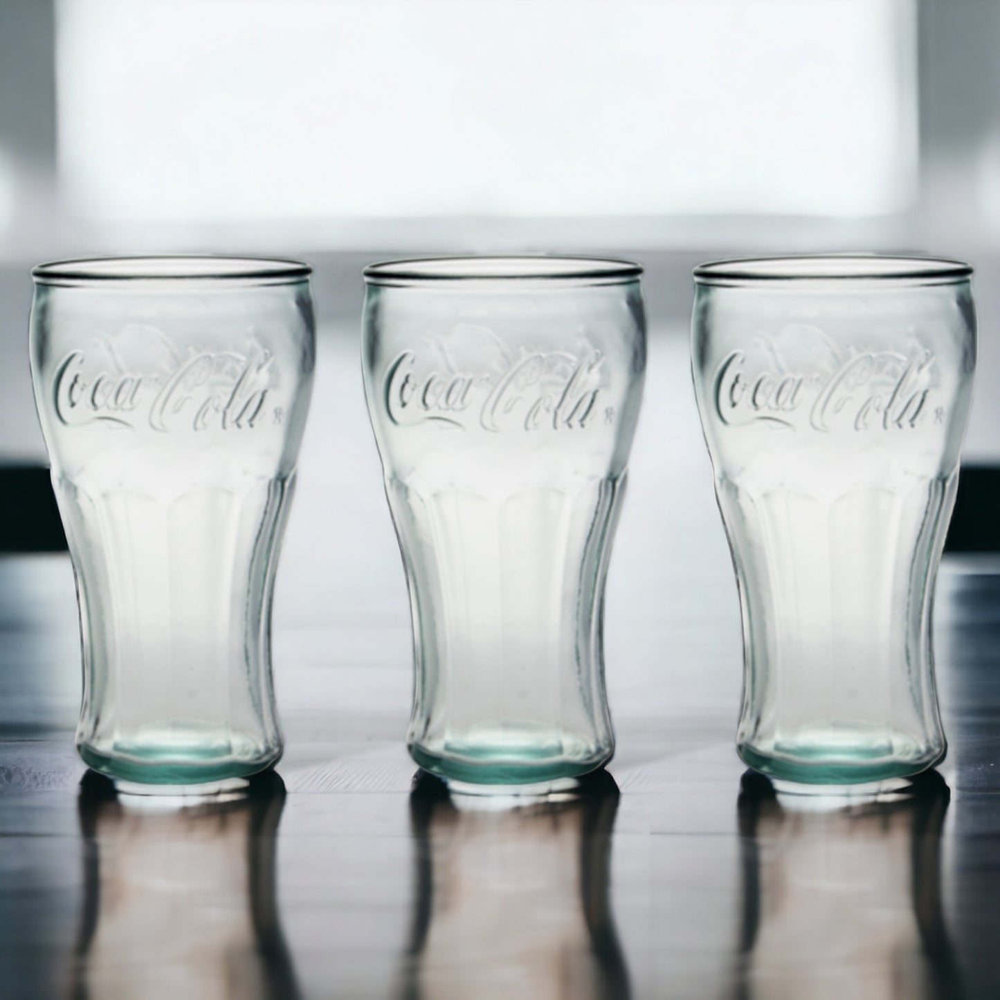 3er Set Coca Cola® Glas №1 450 ml - 15,8 cm