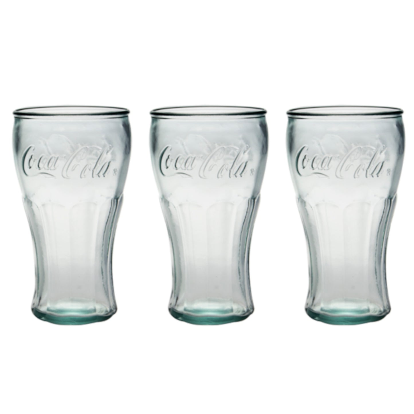 3er Set Coca Cola® Glas №1 450 ml - 15,8 cm