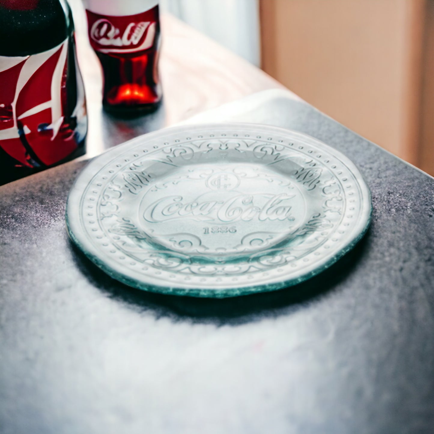 6er Set Coca Cola® Glasteller Ø 20 cm