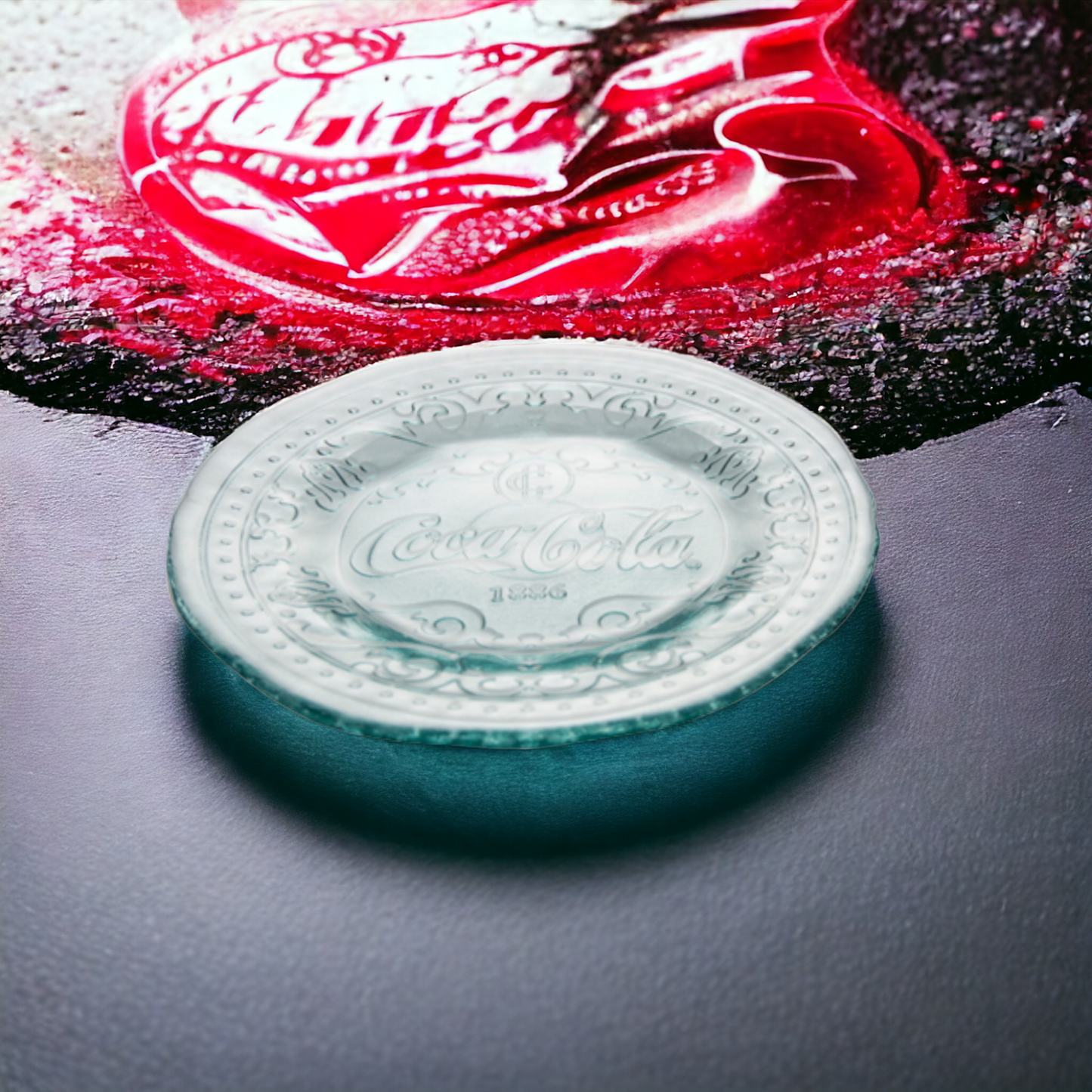6er Set Coca Cola® Glasteller Ø 20 cm