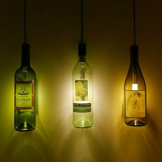 Hängeleuchte - Flaschenleuchte - für Wein-, Champagner- und Bierflaschen 26,5 cm