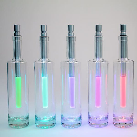 Flaschenleuchte BOT05 für leere Wein- und sonstige Flaschen, Lichtfarbe einstellbar