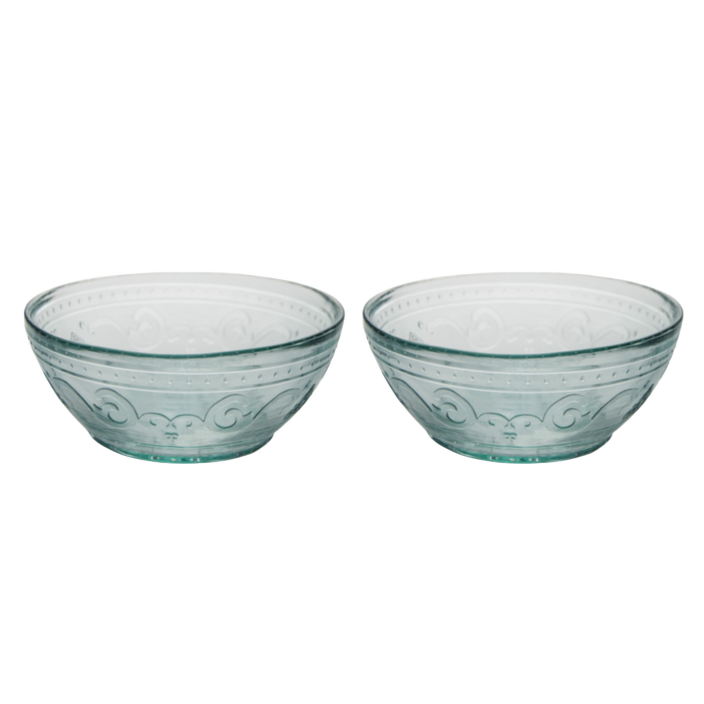 2er Set Coca Cola® Glasschalen, für Müsli, Dip, Salat, Schüssel - 15,5 cm