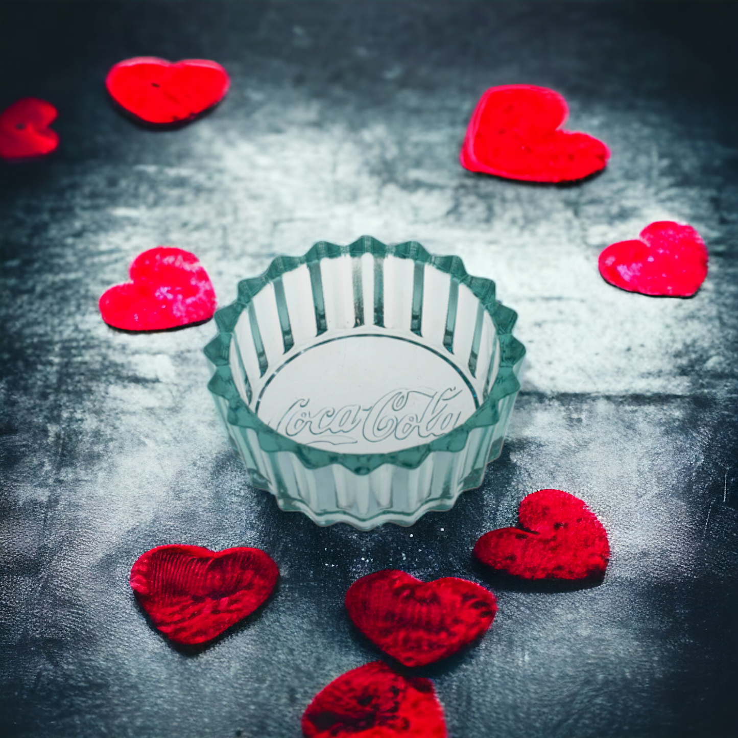 Coca Cola® Glasschale Ø 14 cm - Müsli-, Snack-, Dip-Schüssel