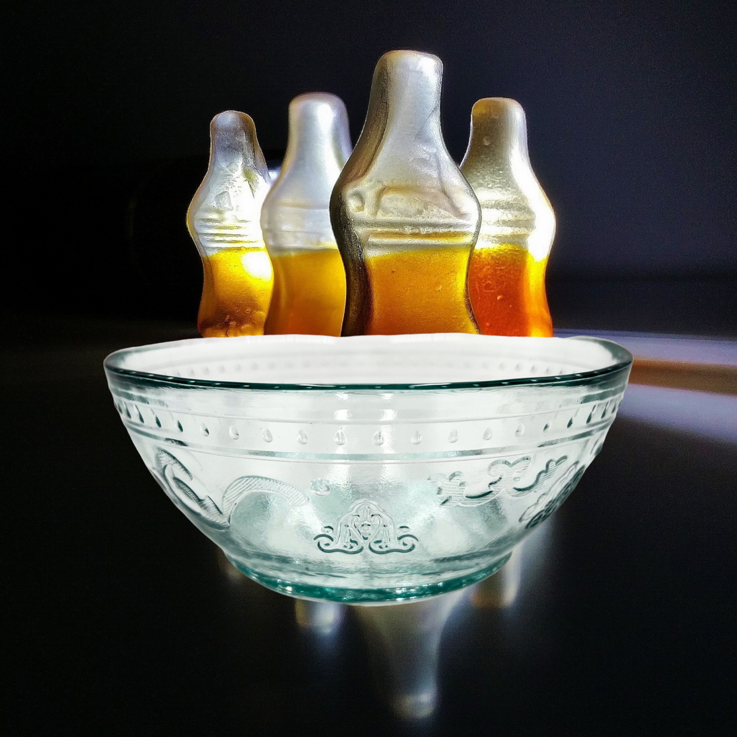 2er Set Coca Cola® Glasschalen, für Müsli, Dip, Salat, Schüssel - 15,5 cm