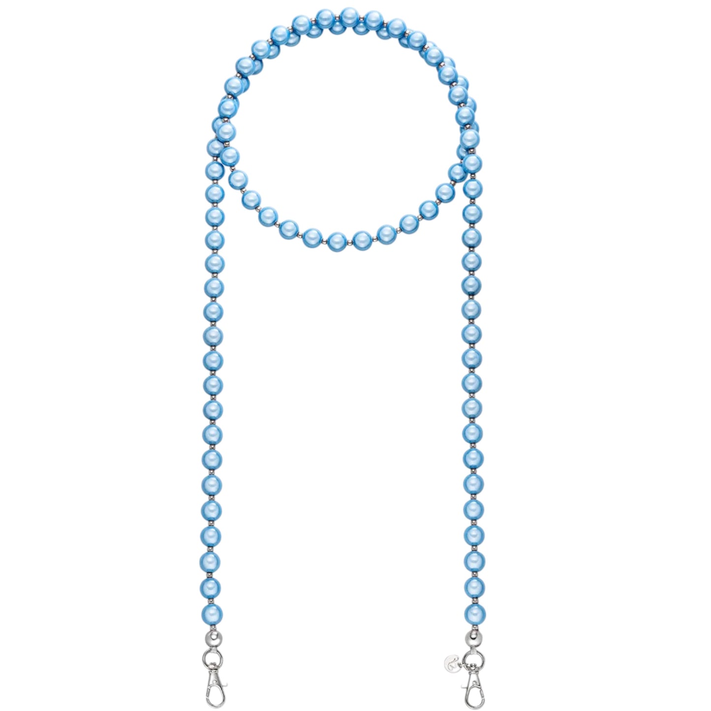 Handykette Perlen Ella in Love Paris bluesky himmelblau