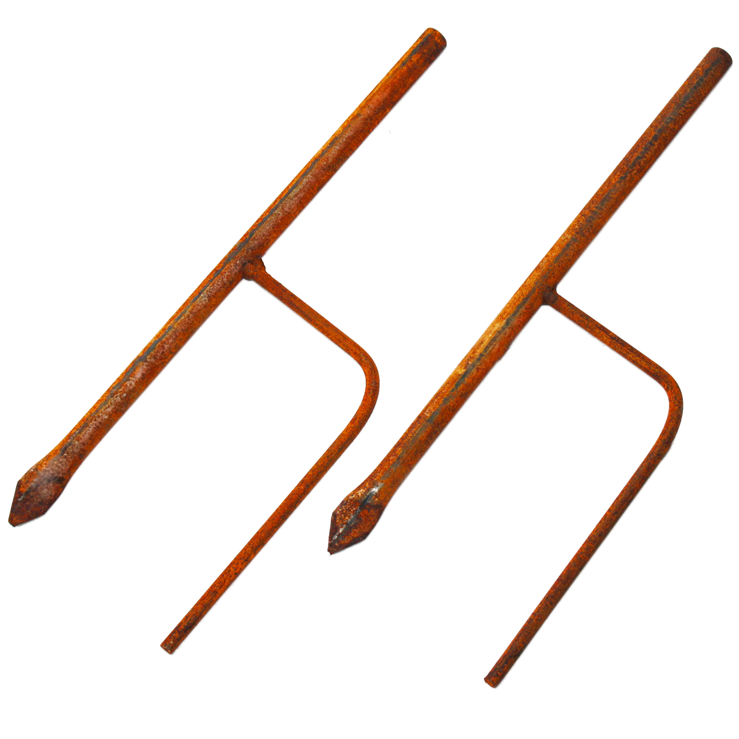 Sichtschutzwand "Margerite" Metall Edelrost 3-teilig 140 x 40 cm mit Erdspieß