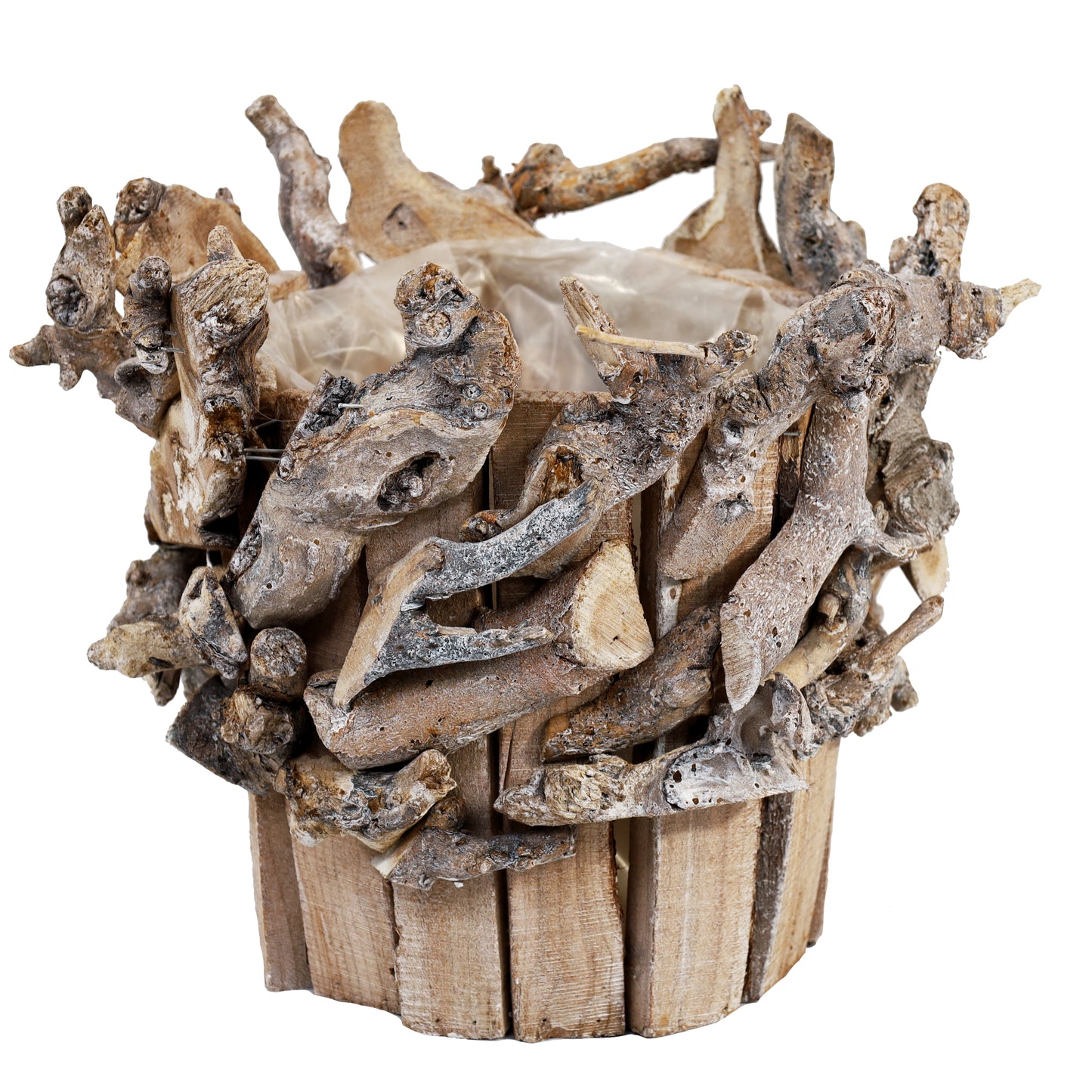 Wurzeltopf aus Holz