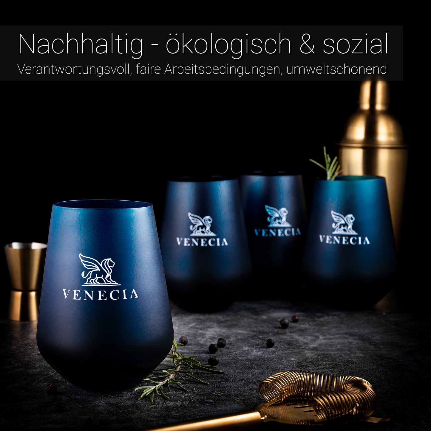 4er Set Venecia Designline Gläser by Ritzenhoff