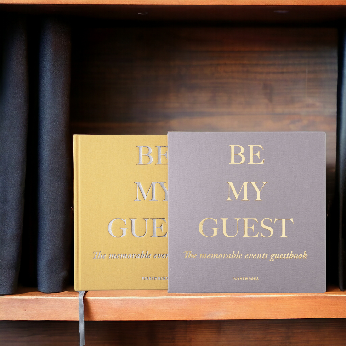 Gästebuch "Be My Guest" mit Schutzhülle 24 x 23,5 cm - 200 Seiten