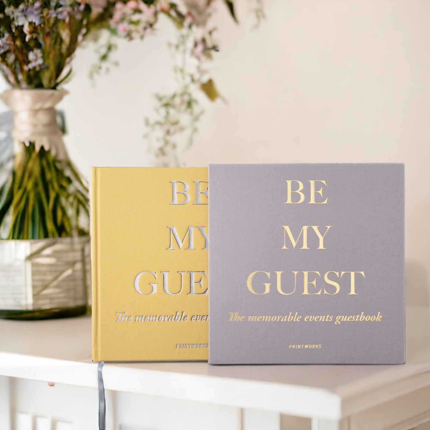 Gästebuch "Be My Guest" mit Schutzhülle 24 x 23,5 cm - 200 Seiten