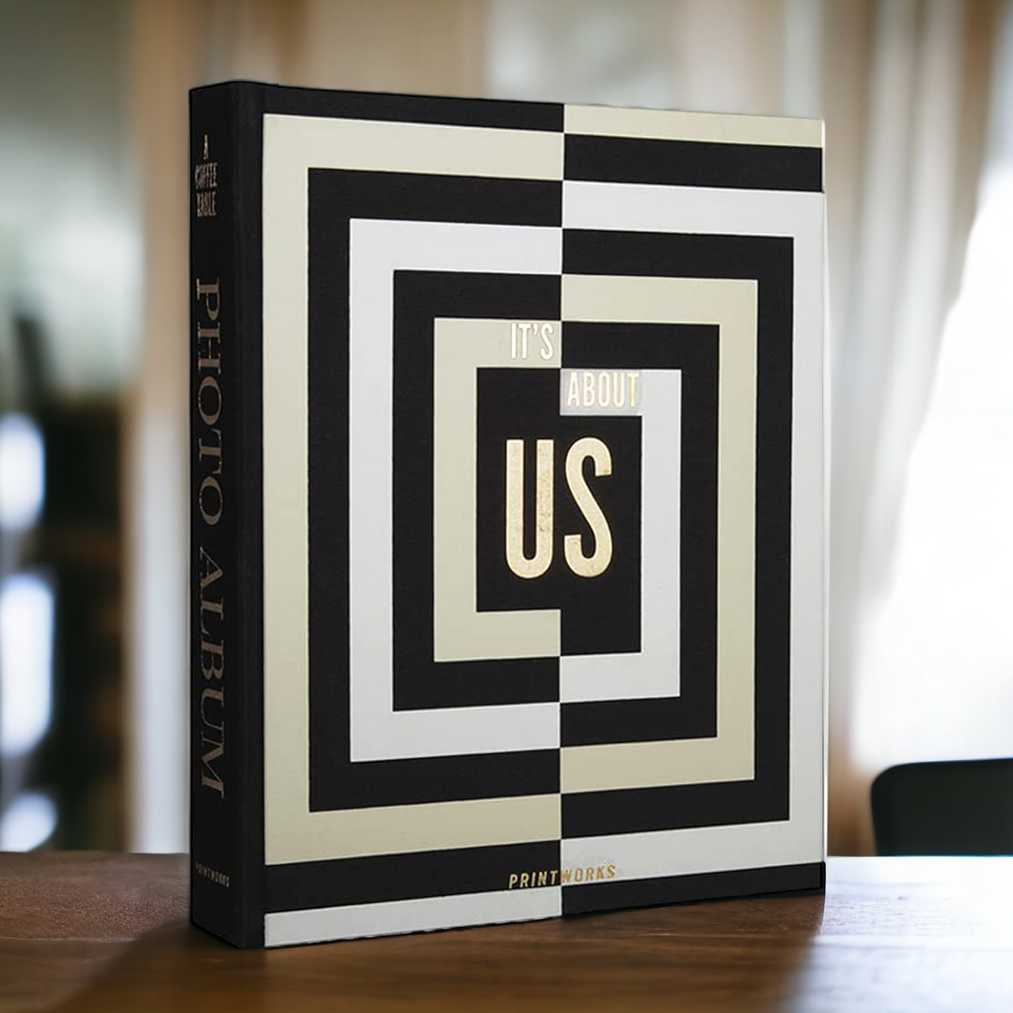 Fotoalbum | Fotobuch | Foto-Ringbox - "It's About us" - 30 Seiten 27 x 32,8 cm