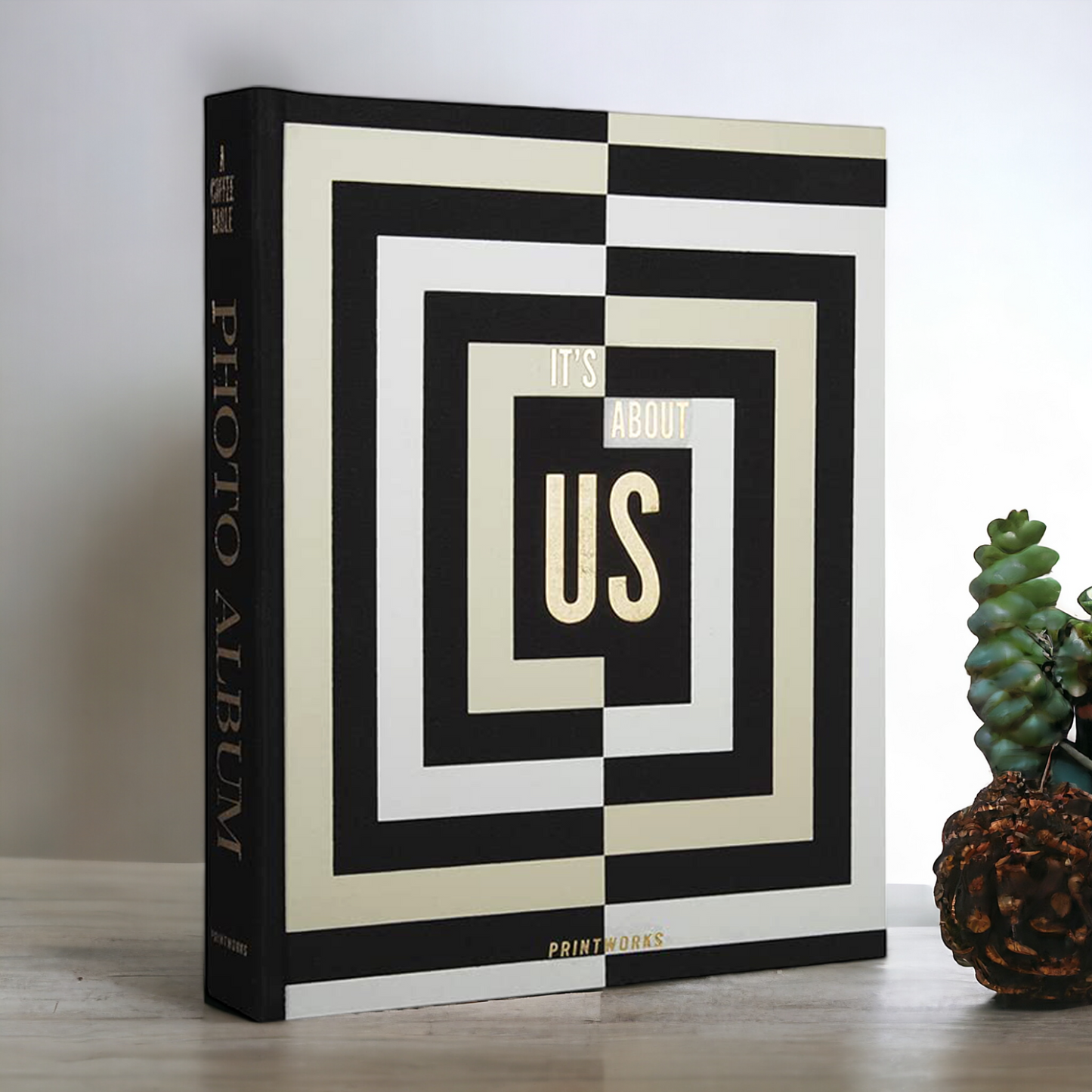 Fotoalbum | Fotobuch | Foto-Ringbox - "It's About us" - 30 Seiten 27 x 32,8 cm