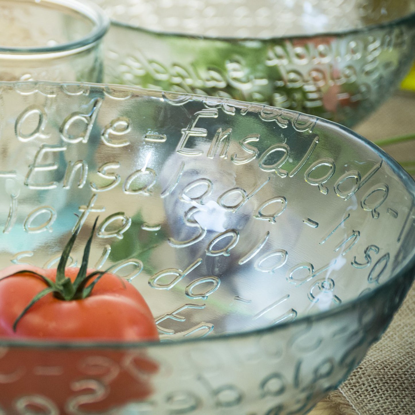 6er Set Glasschale "Mediterraneo" Ø 18 cm - Müsli-, Snack- Salatschüssel