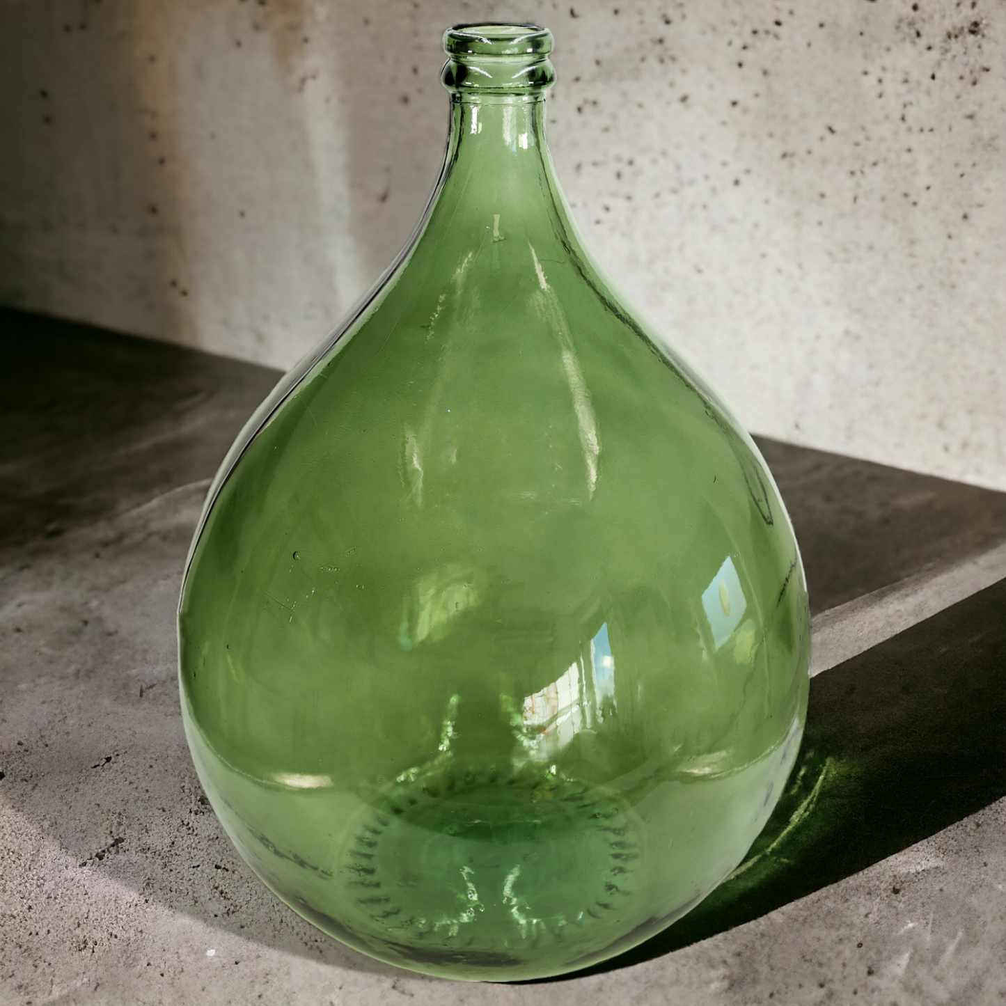 Vase - Flaschenkaraffe - Ballonvase "Shade" grün - 56 cm