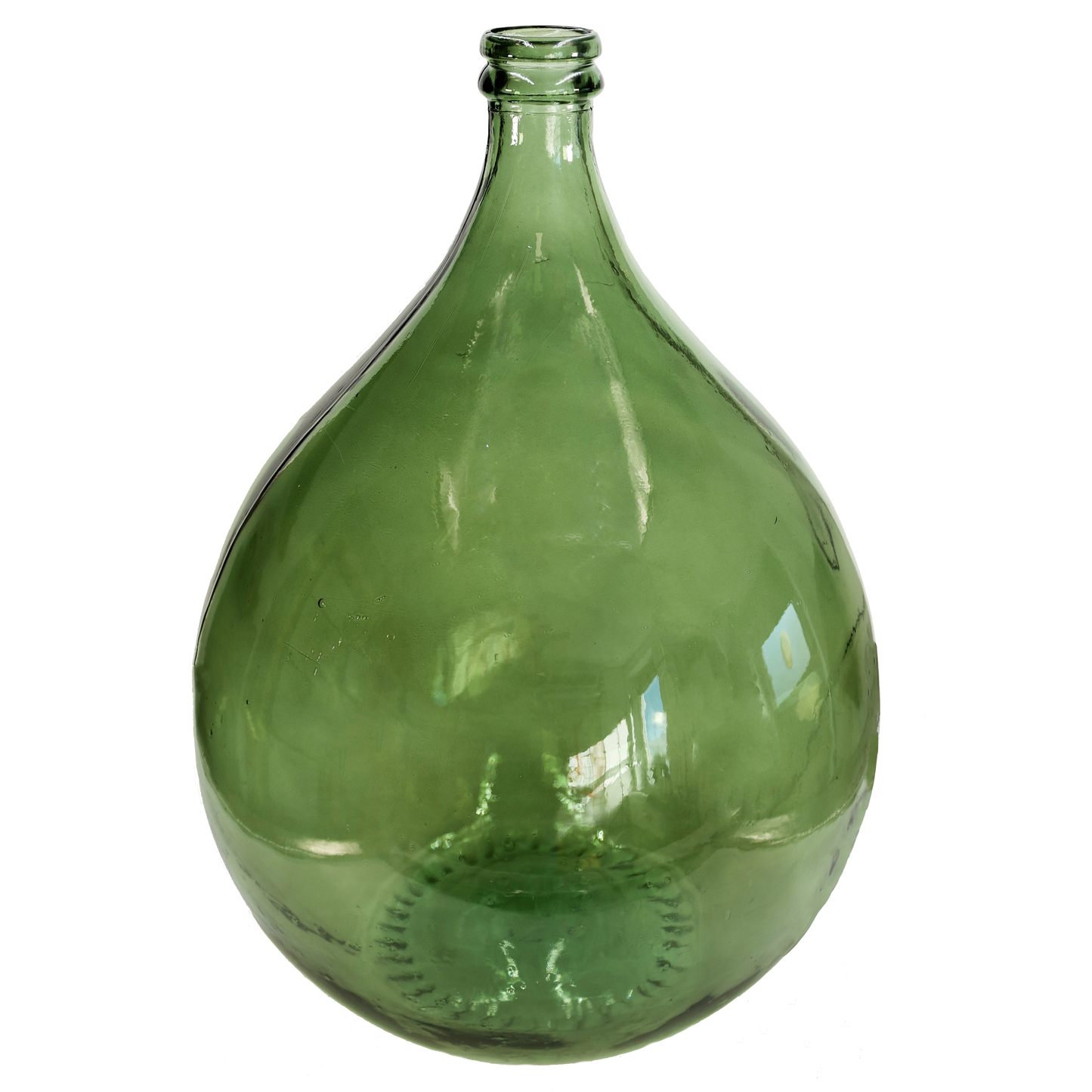 Vase - Flaschenkaraffe - Ballonvase "Shade" grün - 56 cm