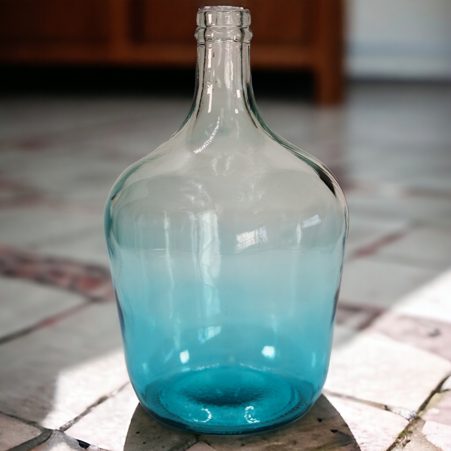 Vase - Bodenvase - Flaschenkaraffe "Aquacolor" - 30 cm