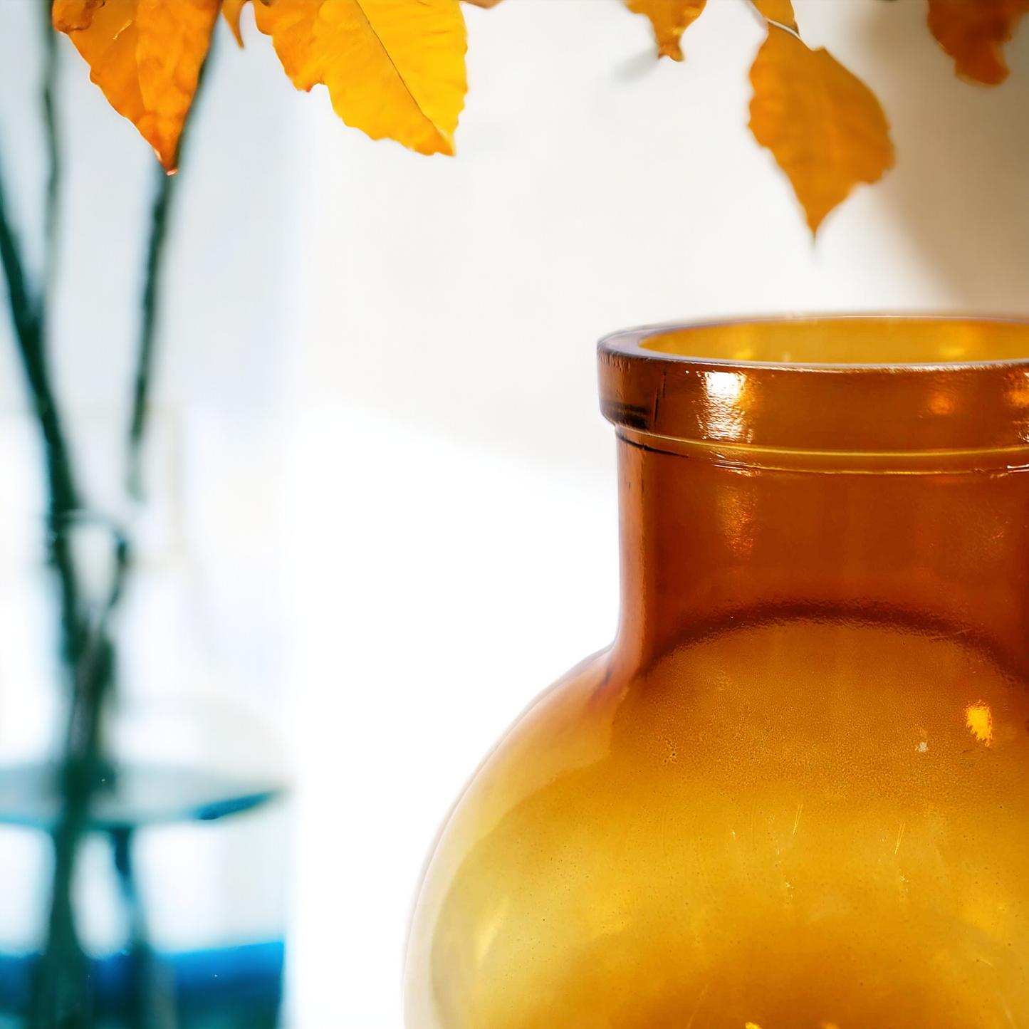 Vase "Aran" Blumenvase mit Farbverlauf - 31 cm