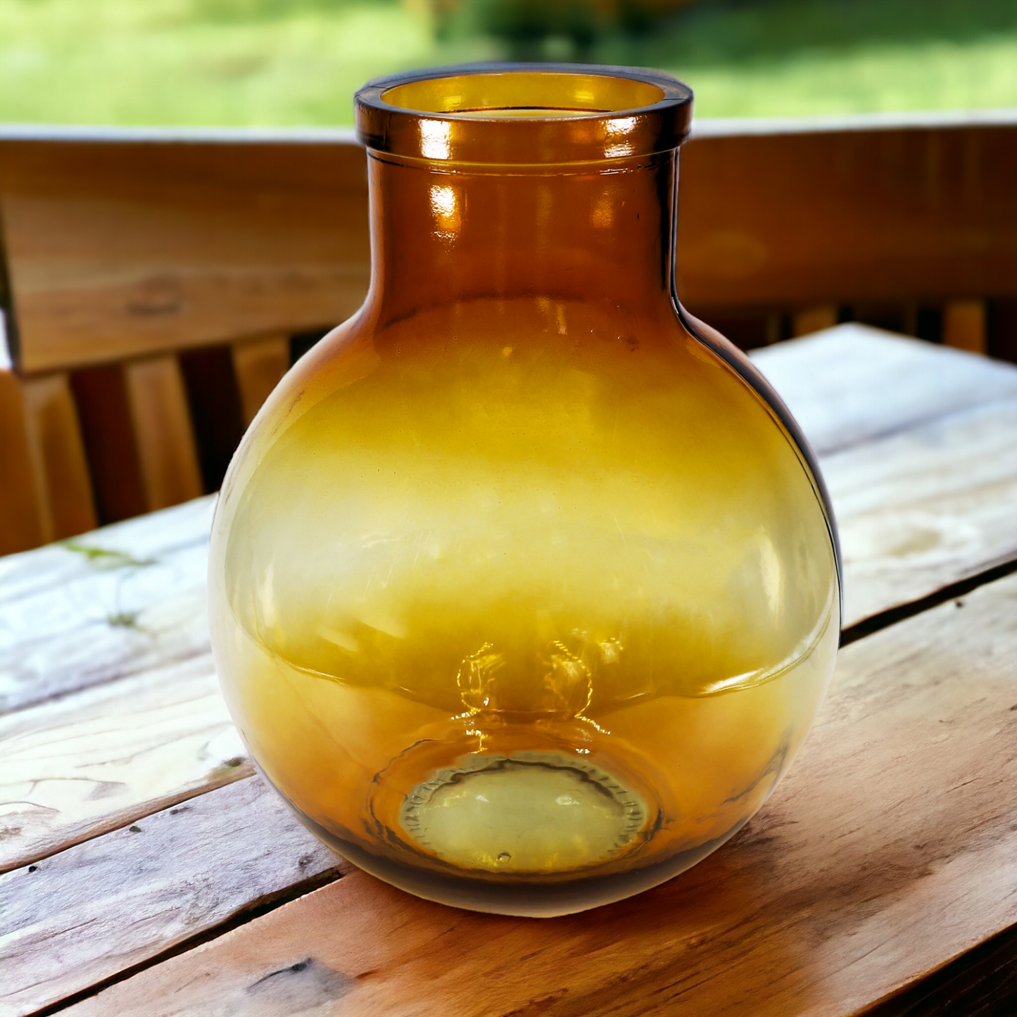 Vase "Aran" Blumenvase mit Farbverlauf - 31 cm
