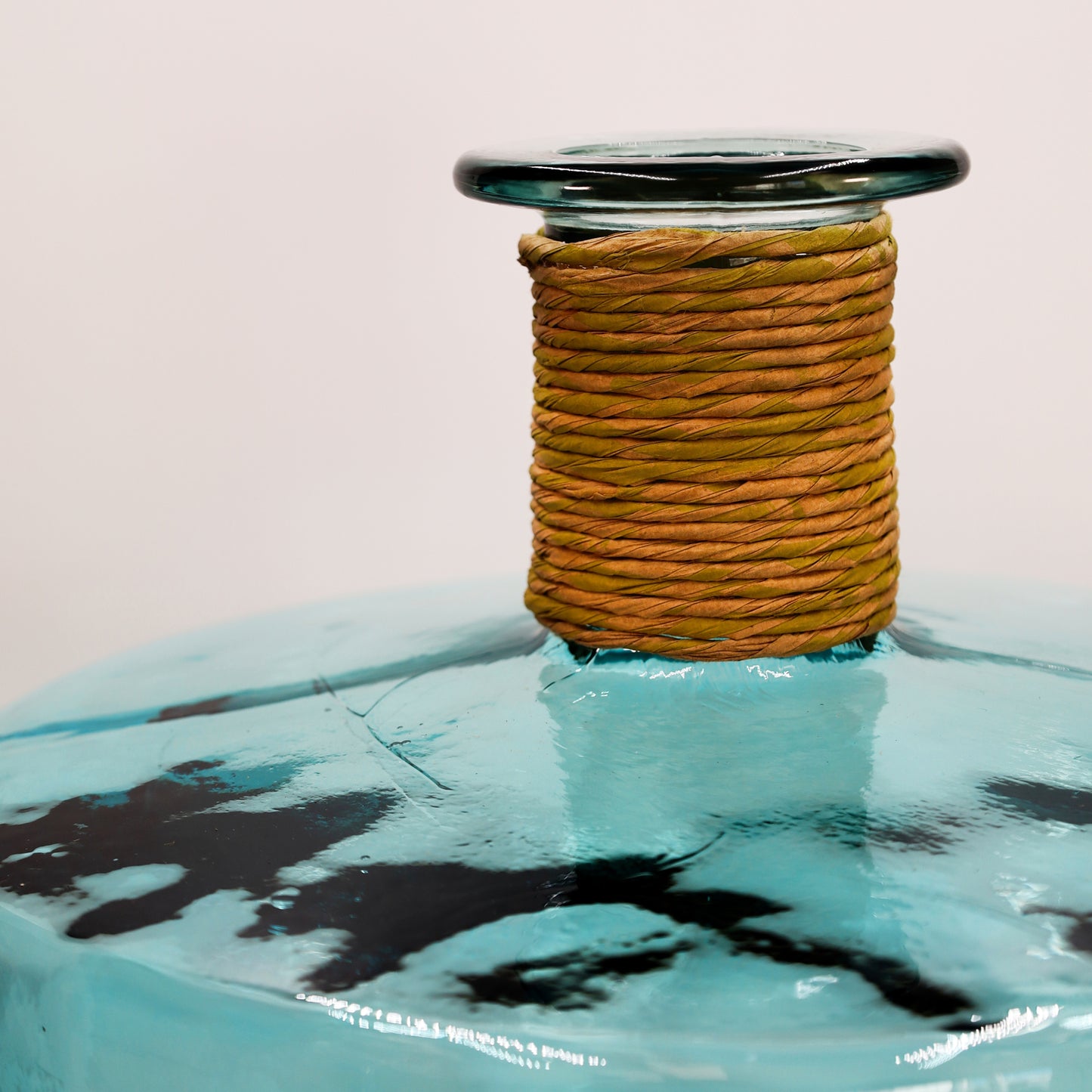 Vase - Bodenvase "Frances" mit Naturkordel - 45 cm