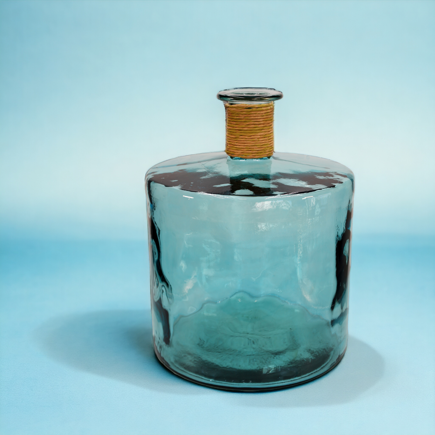 Vase - Bodenvase "Frances" mit Naturkordel - 45 cm