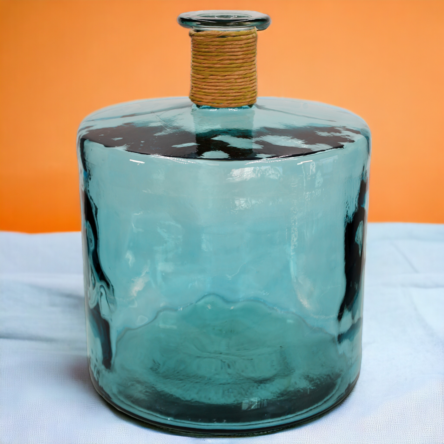 Vase - Bodenvase "Frances" mit Naturkordel - 45 cm