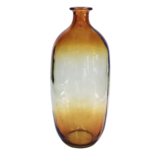 Vase "Napoles" braun-gelb-goldener Farbverlauf - 38 cm