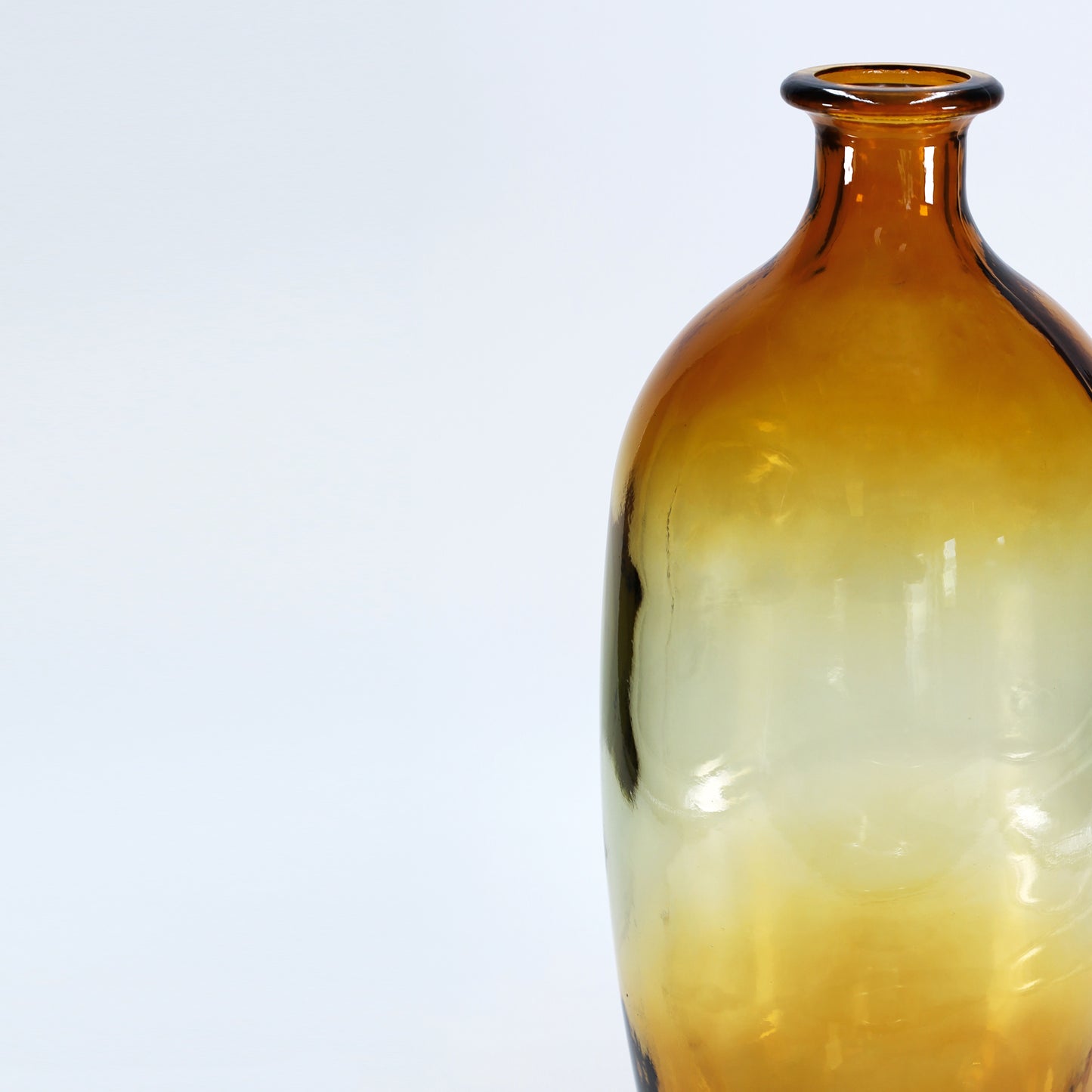 Vase "Napoles" braun-gelb-goldener Farbverlauf - 38 cm