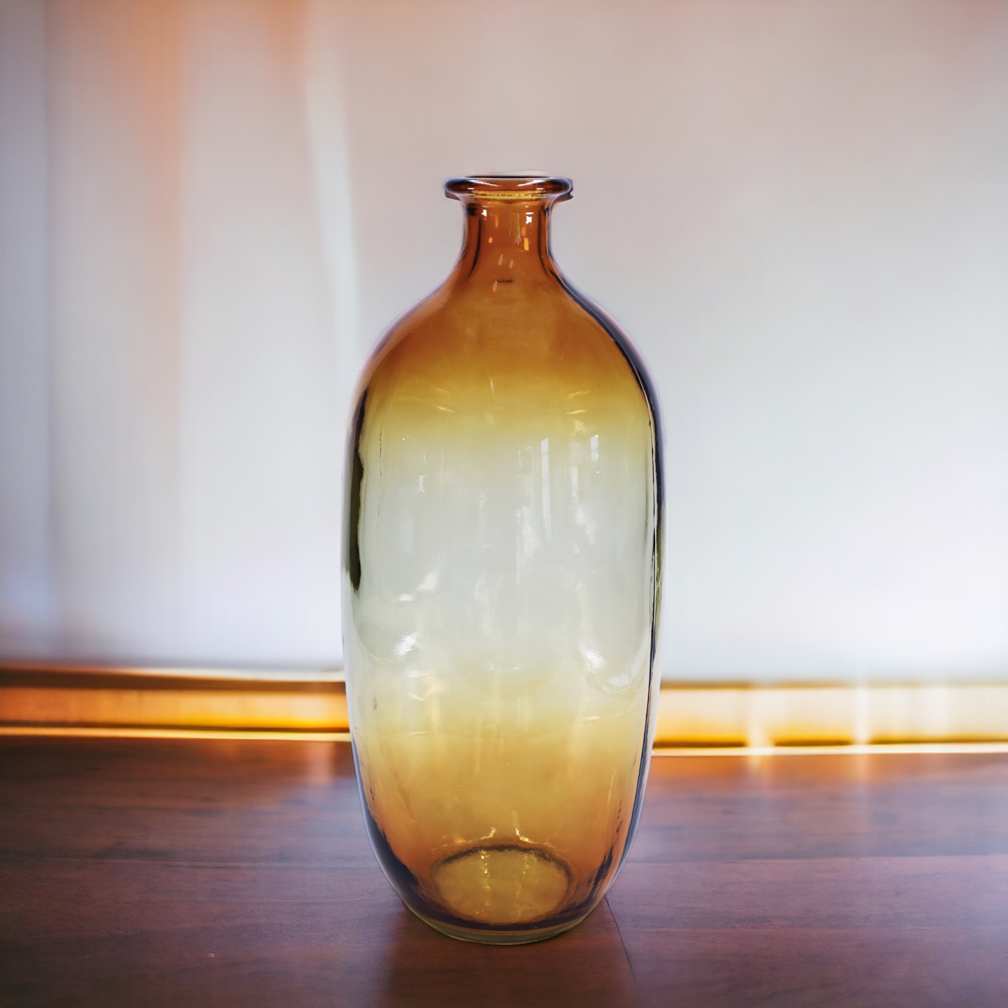 Vase "Napoles" braun-gelb-goldener Farbverlauf - 38 cm