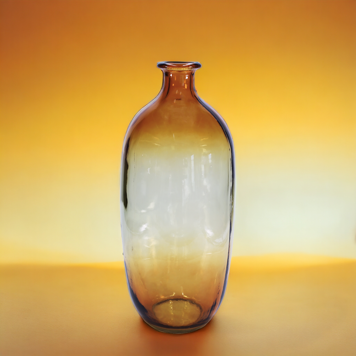 Vase "Napoles" braun-gelb-goldener Farbverlauf - 38 cm