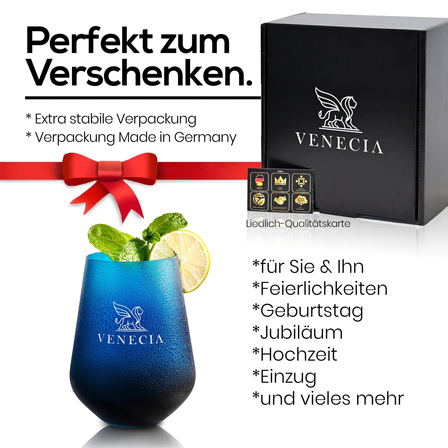 4er Set Venecia Designline Gläser by Ritzenhoff