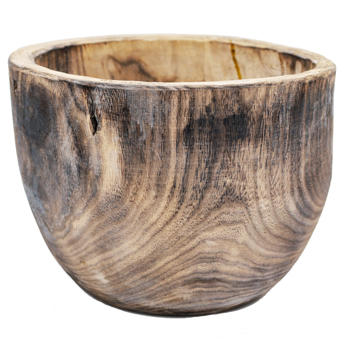 Holztopf - Pflanzentopf Natur 35 cm