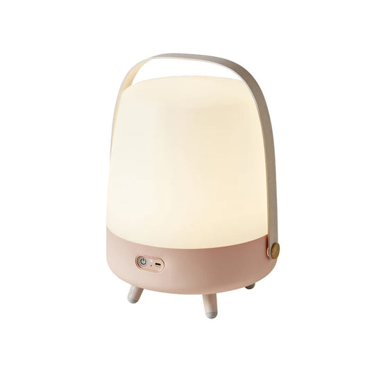 Kooduu Bluetooth Lautsprecher "Lite-up Play" Light Rose, dimmbare und tragbare LED Lampe