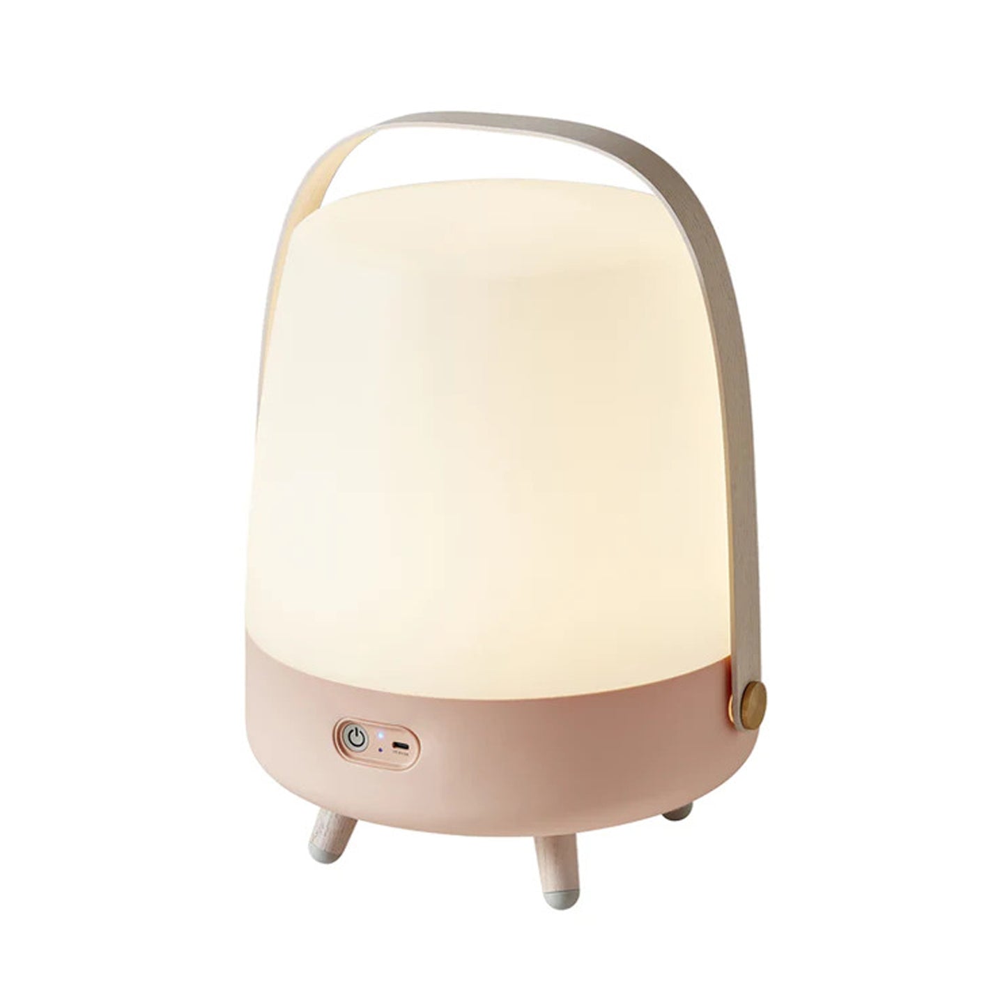 Kooduu Bluetooth Lautsprecher "Lite-up Light" Rose, dimmbare und tragbare LED-Lampe