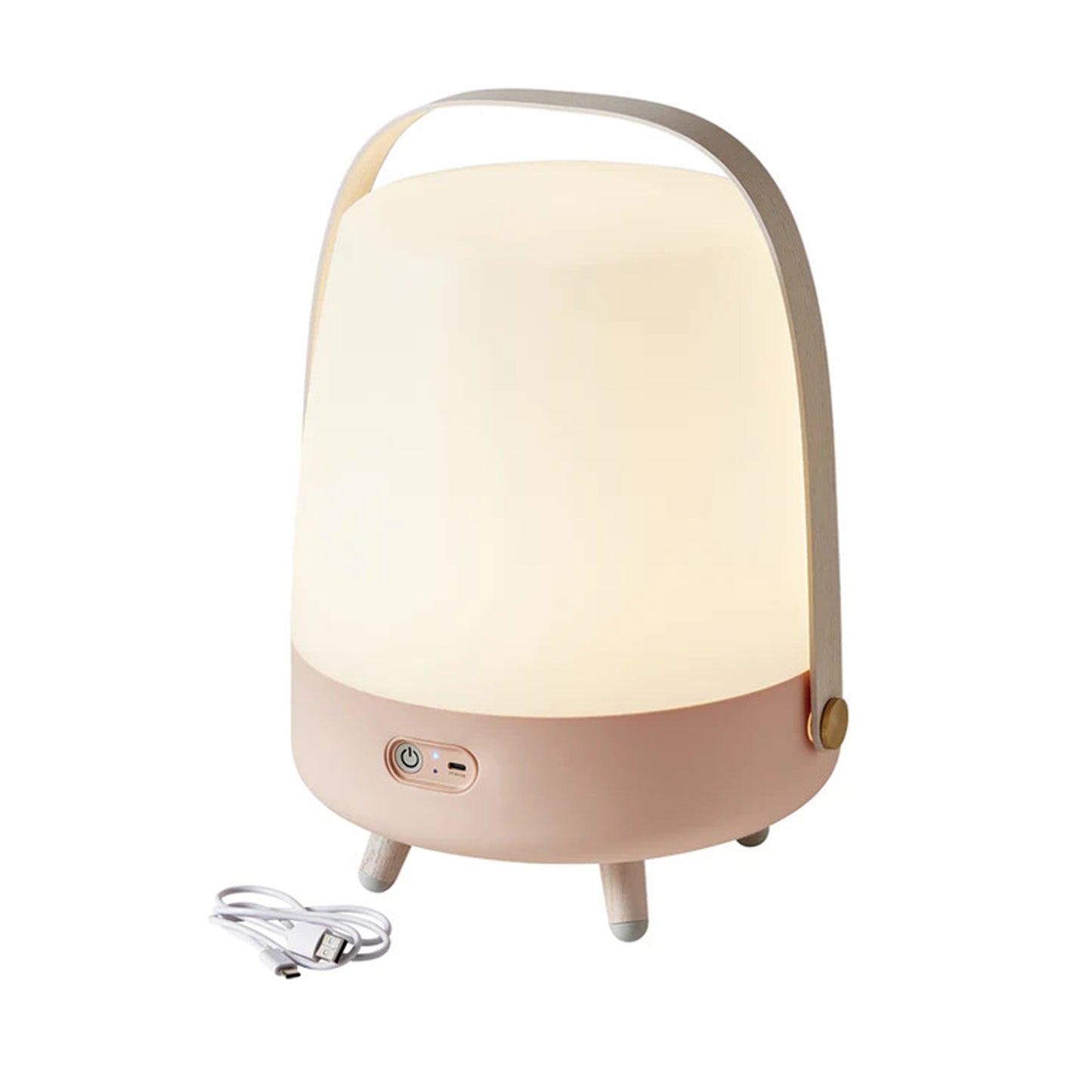 Kooduu Bluetooth Lautsprecher "Lite-up Play" Light Rose, dimmbare und tragbare LED Lampe