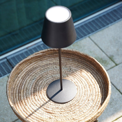 LED Tischleuchte "Lys" grau, Dimmfunktion, Farbwechsel, Touchsensor 38 cm