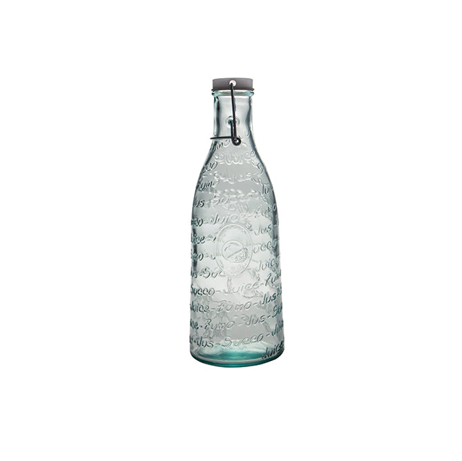 Glasflasche Mediterraneo Juice 1 l mit Bügelverschluss