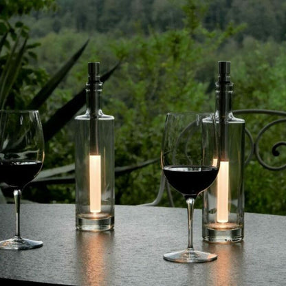 Flaschenleuchte BOT04-w für leere Wein- und sonstige Flaschen, Dimmbar (Warmweiß)