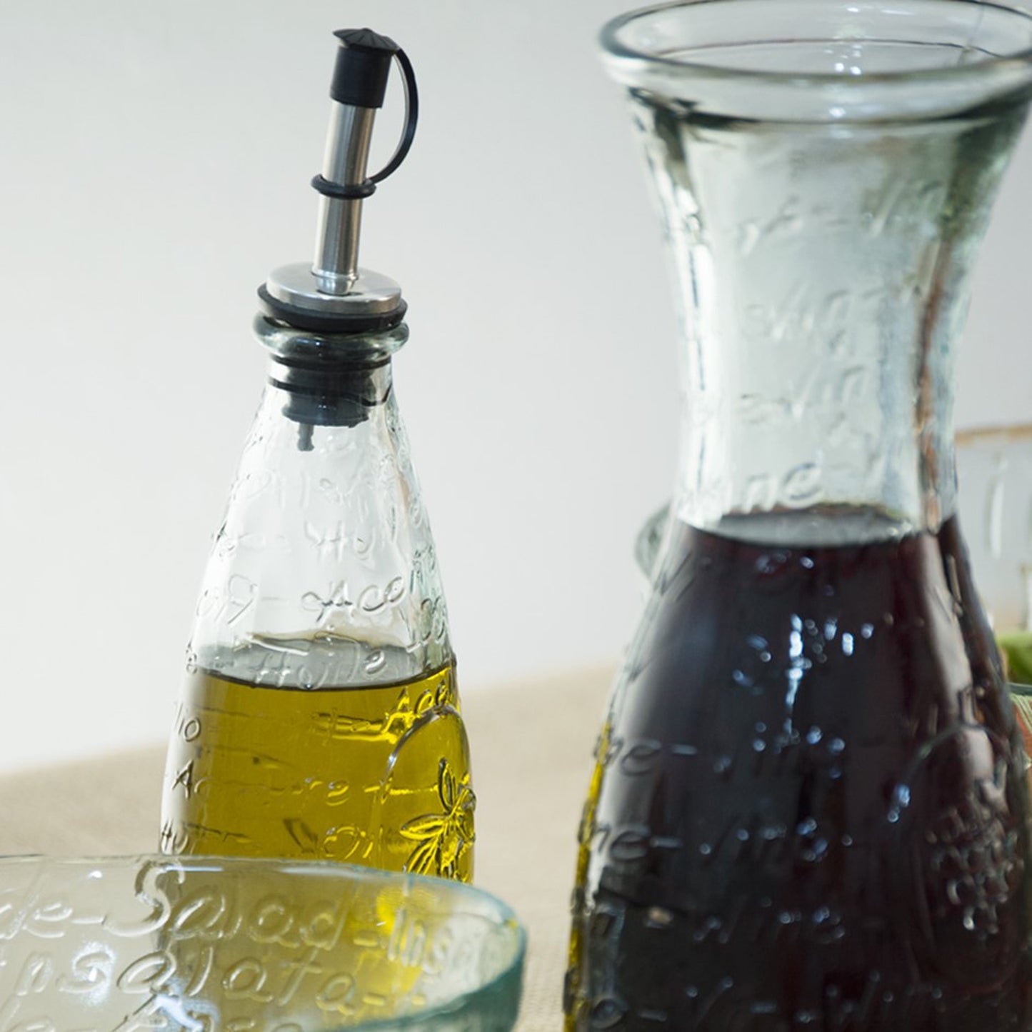 Ölflasche "Mediterraneo" mit Ausgießer - 300 ml