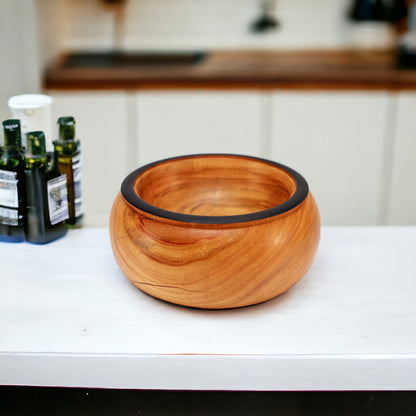 Schale "The Ring" aus Olivenholz - Handmade in Greece - Unikat - 15 cm