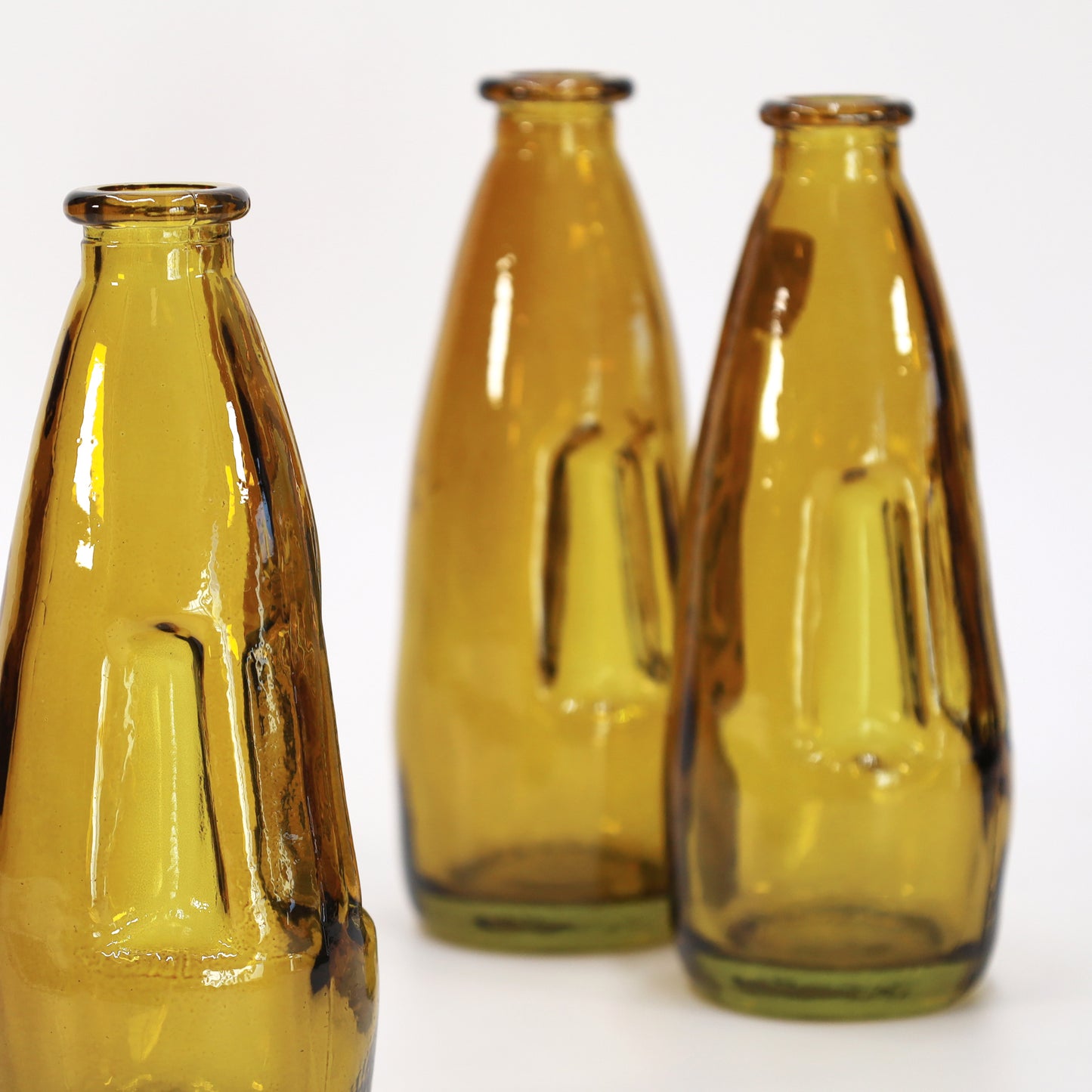1 x Tischvase | Flasche mit Korken "Honey" 300 ml